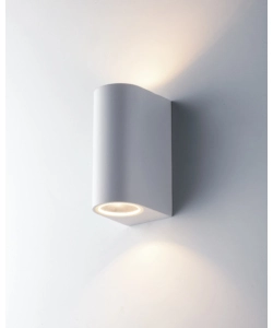 Applique 'one' per esterno biemissione luminosa bianco, 35w